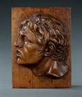 Picture of French oak panel relief of the Laocoön's son Antiphantes