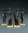 Picture of CA0332 Rare set of allegorical Four Seasons bronzes