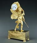 Picture of CA0295 Fine French Empire 'Amore Flees with Time' clock