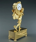 Picture of CA0295 Fine French Empire 'Amore Flees with Time' clock