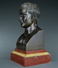 Picture of CA0325 Large bronze bust of Napoleon after Chaudet