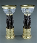 Picture of CA0311 Rare pair of French Retour d'Egypte centrepieces