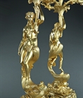 Picture of CA0306 Fine pair of candelabra depicting the birth of Venus