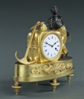 Picture of CA0334 Rare French Empire au bon sauvage 'Le Matelot' miniature clock