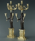 Picture of CA0297 Impressive fine pair of French Empire candelabra