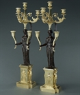 Picture of Impressive fine pair of French Empire candelabra