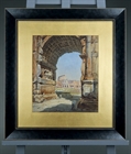 Picture of CA0301 Fine watercolour of the Arch of Titus and the Colosseum