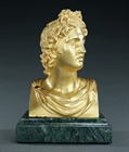 Picture of CA0284 Fine ormolu bust of Apollo ex Gianni Versace collection