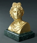 Picture of CA0284 Fine ormolu bust of Apollo ex Gianni Versace collection