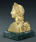 Picture of CA0284 Fine ormolu bust of Apollo ex Gianni Versace collection