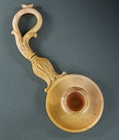 Picture of CA0289 Rare carved marble Grand Tour chamberstick