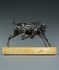 Picture of Fine French equestrian bronze of a riderless horse