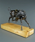 Picture of Fine French equestrian bronze of a riderless horse