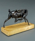 Picture of Fine French equestrian bronze of a riderless horse