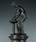 Picture of CA0275 Rare Grand Tour bronze of the Danaide signed A.Messina Roma
