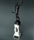 Picture of CA0272 Bronze Perseus with the Head of Medusa on marble after Cellini