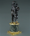 Picture of CA0264 Fine French bronze Bacchanal grouping in the manner of Clodion