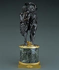 Picture of CA0264 Fine French bronze Bacchanal grouping in the manner of Clodion
