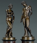 Picture of CA0255 Rare Grand Tour Capitoline Antinous and Venus de Medici by Boschetti