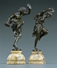 Picture of Decorative pair of bacchanalians by Rancoulet