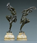 Picture of Decorative pair of bacchanalians by Rancoulet
