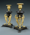Picture of CA0260 Unusual Regency pot pourri candlesticks after designs by Cheney
