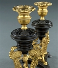 Picture of CA0260 Unusual Regency pot pourri candlesticks after designs by Cheney