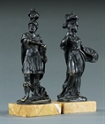 Picture of Late 18thC pair of Mars and Minerva cabinet bronzes