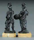 Picture of Late 18thC pair of Mars and Minerva cabinet bronzes