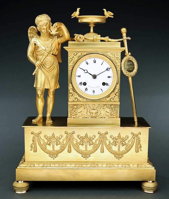 Picture of CA0250 Fine French Empire mantel clock by LePaute