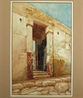 Picture of CA0245 Grand Tour watercolour of the House of the Vetti, Pompeii