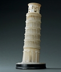 Picture of CA0244 Grand Tour alabaster Leaning Tower of Pisa