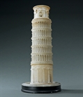 Picture of CA0244 Grand Tour alabaster Leaning Tower of Pisa
