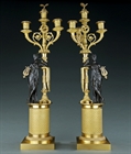 Picture of Fine pair of French Empire Period candelabra