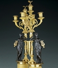 Picture of Fine pair of French Empire Period candelabra