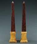 Picture of CA0227 Elegant pair of Grand Tour Obelisks