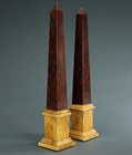Picture of CA0227 Elegant pair of Grand Tour Obelisks