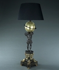 Picture of CA0240 Early 19th century Atlas Lamp in the manner of Thomas Messenger