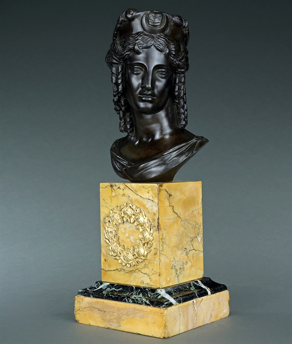Picture of Very rare Grand Tour bronze bust of the Roman Isis