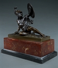 Picture of CA0228 Early 19th century bronze of the Trojan Hector