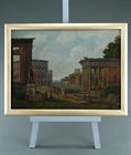 Picture of CA0234 Rare pair of Grand Tour Capriccios by Eugenio Benvenuti