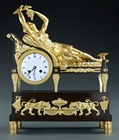 Picture of CA0239 Fine Empire Erigone Seduced by Dionysus Mantel Clock