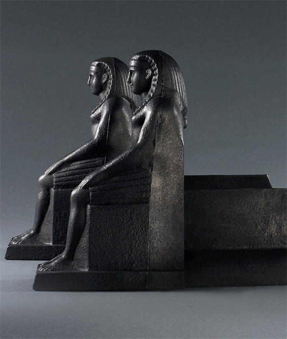 Picture of CA0238 Rare French Retour d’Egypte Andirons  