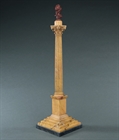Picture of CA0217 Grand Tour Sienna marble model of the column of Phocas