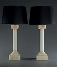 Picture of CA0201 Elegant pair of Classical Column Lamps