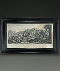 Picture of CA0214 Three 18thC prints from the 'Triumph of Alexander' by Le Brun