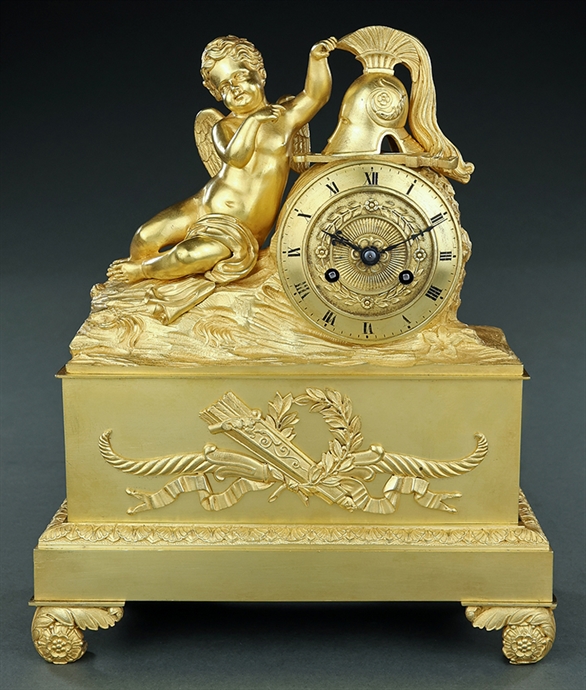 Picture of CA0207 Fine French Empire 'Love Conquers All' clock