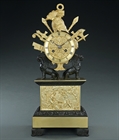 Picture of CA0196 Superb French Empire 'Trophies of War' mantel clock