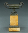 Picture of CA0176 Large French Bronze and Siena Marble Tazza