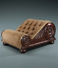 Picture of CA0213 Fine English Regency Button upholstered Footstool